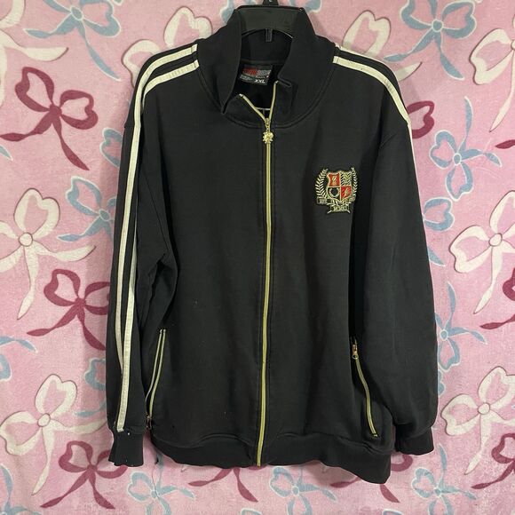 Y2K South Pole Men’s Zip Up Sweater Size XXL Flawed - Picture 2 of 16